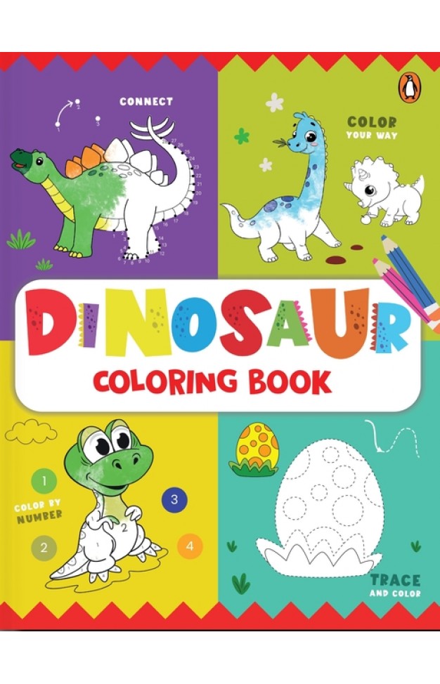 Kids Coloring Book Dinasour